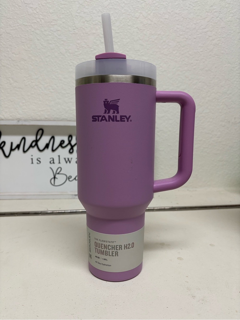 Stanley Lavender Travel Tumbler with Handle